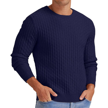 🔥Men's casual crew-neck knit sweater