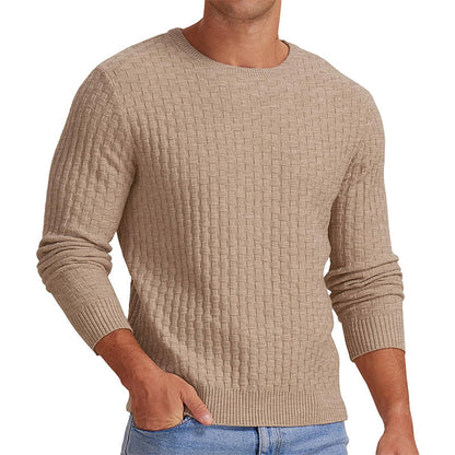 🔥Men's casual crew-neck knit sweater
