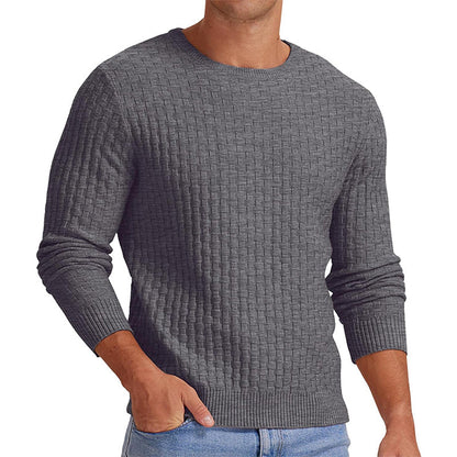 🔥Men's casual crew-neck knit sweater