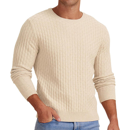🔥Men's casual crew-neck knit sweater