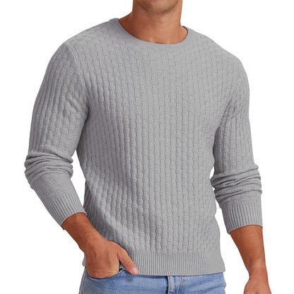 🔥Men's casual crew-neck knit sweater
