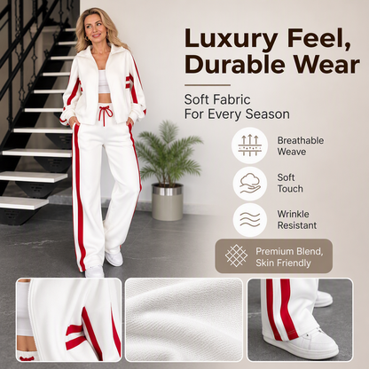 🔥New Fall/Winter Bestsellers: 50% Off💖Women's Stripe Sporty 2-Piece Set