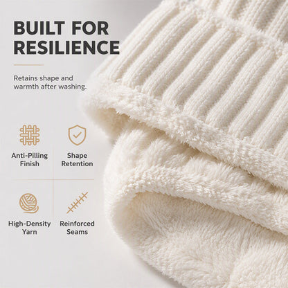 ❄️Women's Winter One-Piece Knitted Beanie Scarf Mask