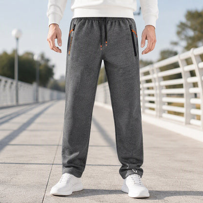 Cold Legs in Thin Sweatpants? Stiff Jeans Making Winter Uncomfortable? Men's Winter Thermal Sweatpants – Warm, Easygoing Everyday Comfort for Lounging, Walking & Staying Active Through Chilly Days!