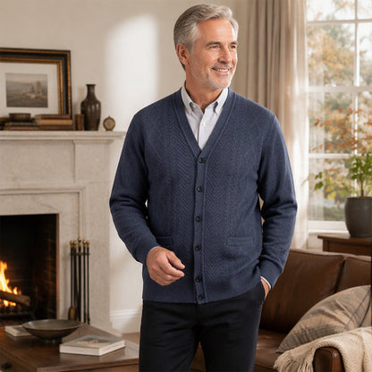 🍂Men's Classic Thermal Cardigan Sweater