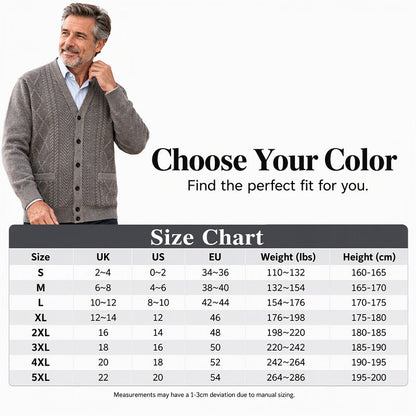 🍂Men's Classic Thermal Cardigan Sweater
