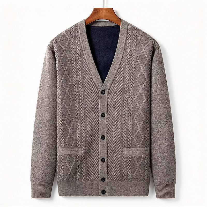 🍂Men's Classic Thermal Cardigan Sweater