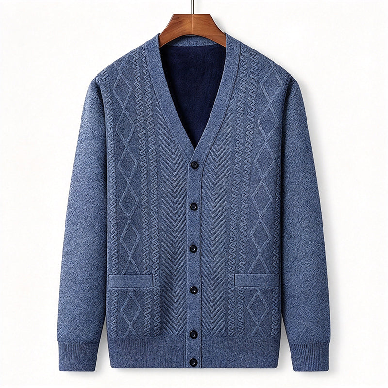 🍂Men's Classic Thermal Cardigan Sweater