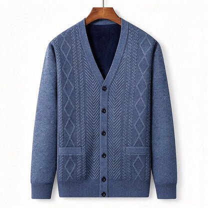 🍂Men's Classic Thermal Cardigan Sweater