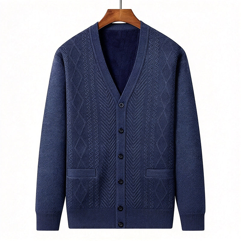 🍂Men's Classic Thermal Cardigan Sweater