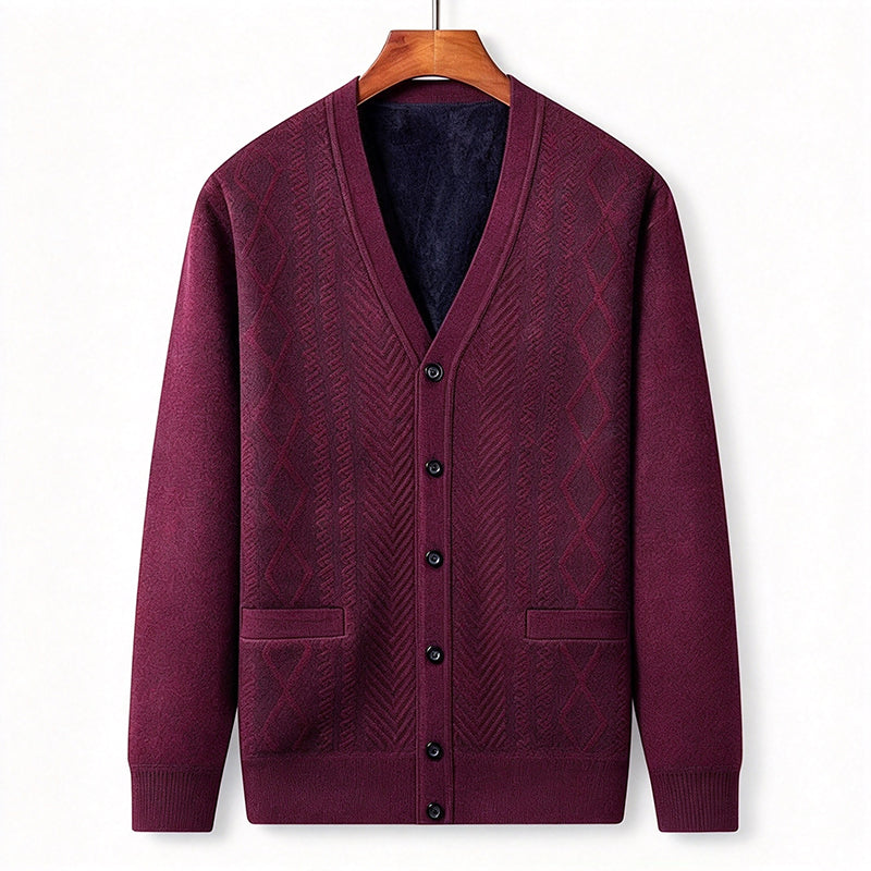 🍂Men's Classic Thermal Cardigan Sweater
