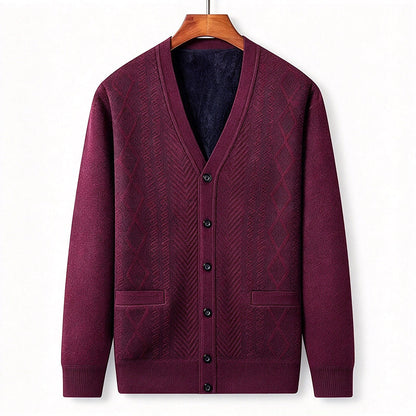 🍂Men's Classic Thermal Cardigan Sweater