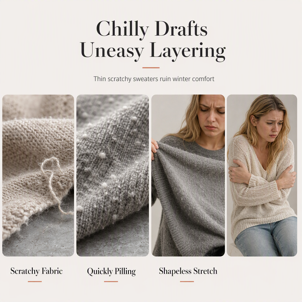 ✨Women's Long Single-Breasted Knit Cardigan
