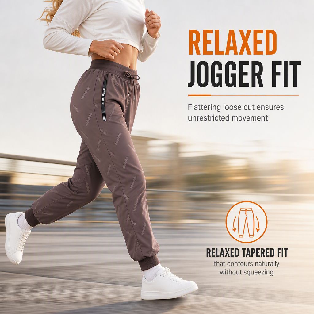 ✨Unisex Relaxed-Fit Sports Pants with Sherpa Lining
