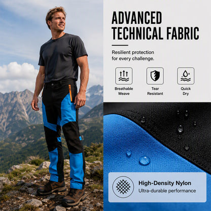 🔥Men's Waterproof Windproof Patchwork Hiking Pants