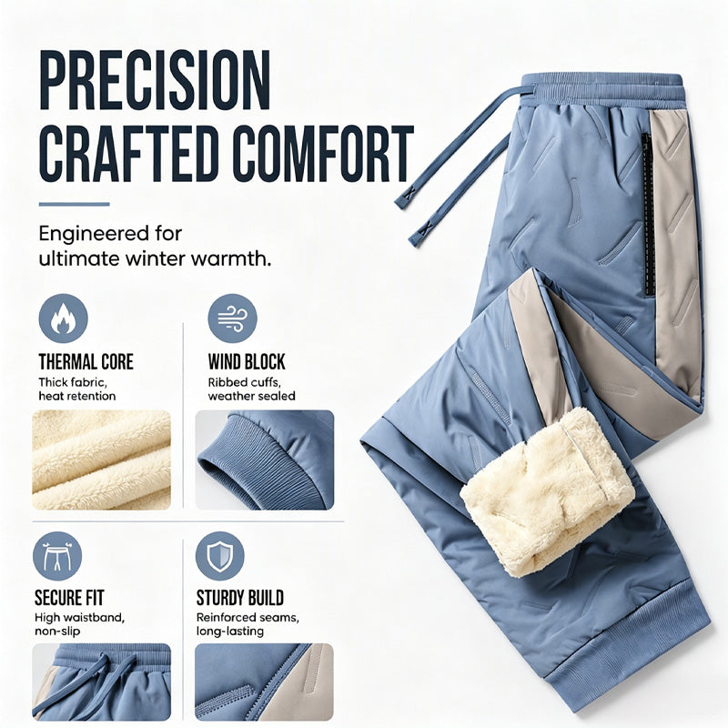 🔥Men's Windproof Thermal Pants with Elastic Cuffs