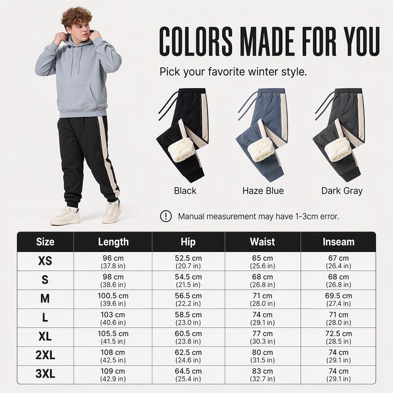 🔥Men's Windproof Thermal Pants with Elastic Cuffs