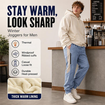 🔥Men's Windproof Thermal Pants with Elastic Cuffs