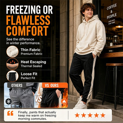 🔥Men's Windproof Thermal Pants with Elastic Cuffs