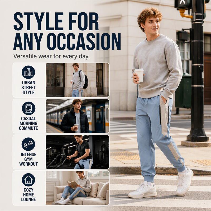 🔥Men's Windproof Thermal Pants with Elastic Cuffs
