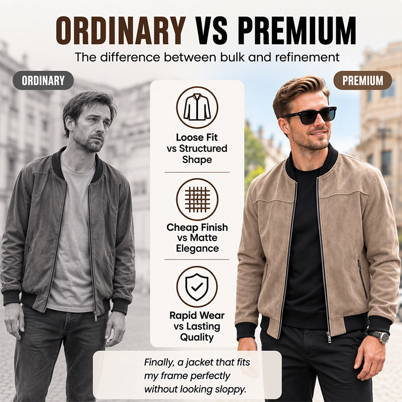 🔥 Men's Classic Casual Pilot Jacket