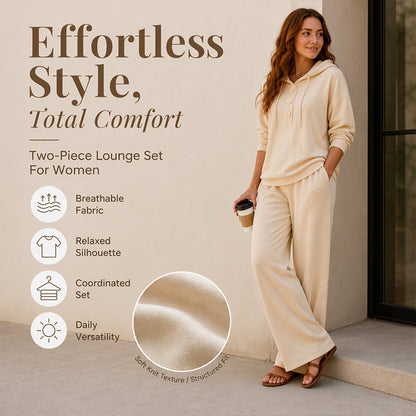 ✨Women's Casual Hoodie and Lounge Pants Set