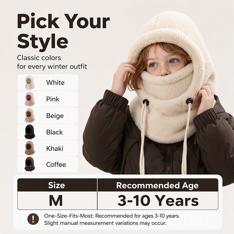 🧣 Children's Windproof Thermal Balaclava – Full-Coverage Warmth, Safe & Cozy ✨