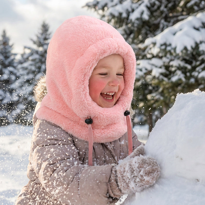 🧣 Children's Windproof Thermal Balaclava – Full-Coverage Warmth, Safe & Cozy ✨