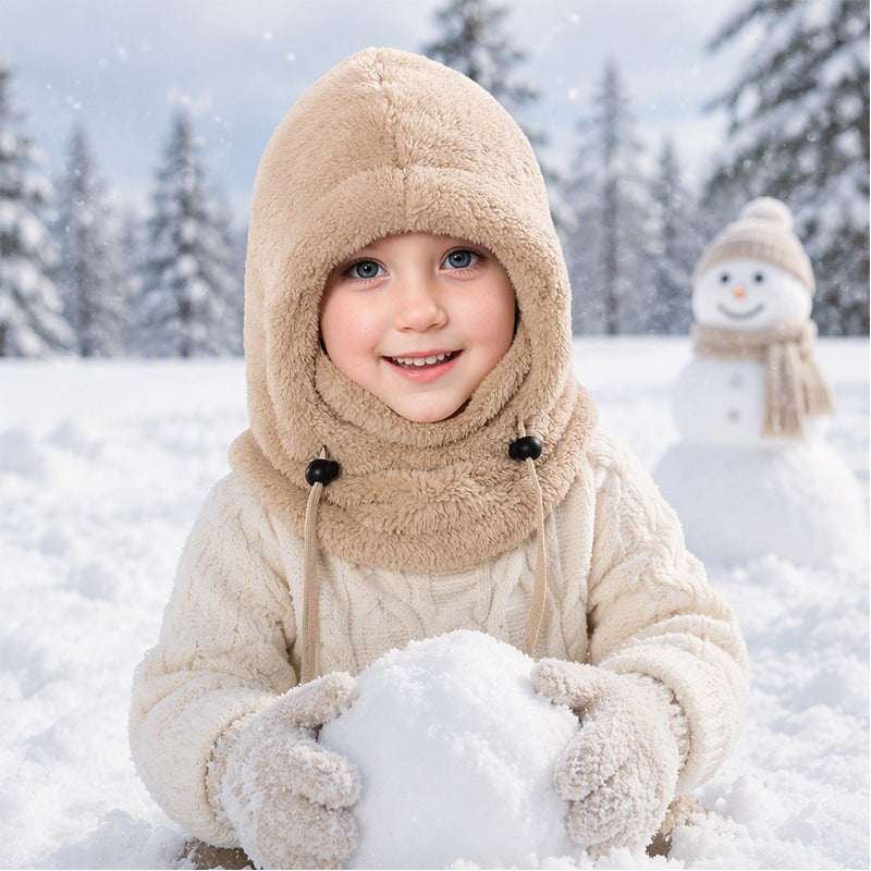 🧣 Children's Windproof Thermal Balaclava – Full-Coverage Warmth, Safe & Cozy ✨