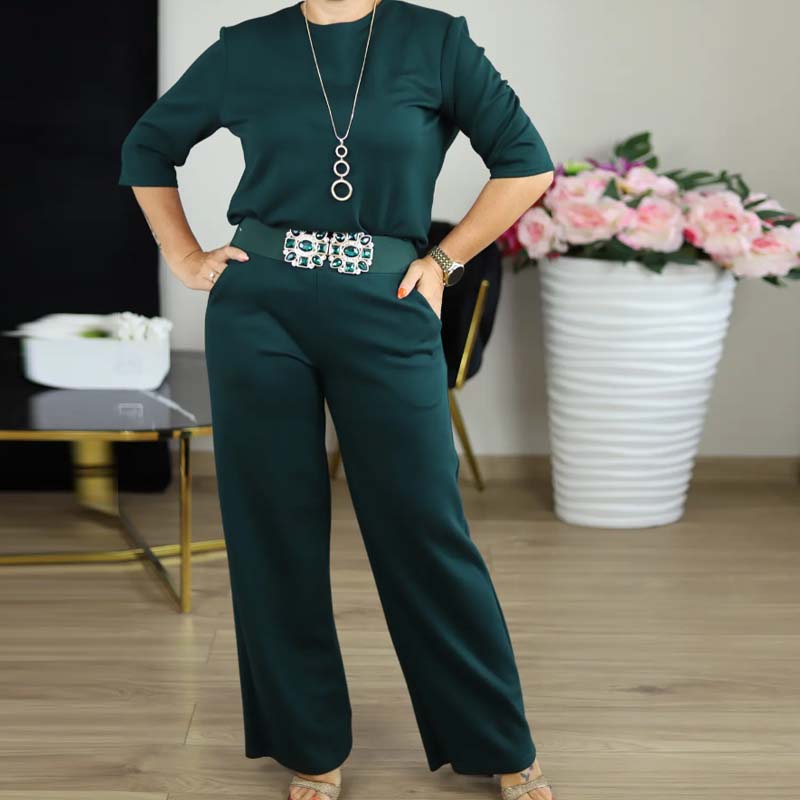 ✨Elegant Longline Cardigan & Top & Pants 3-Piece Set