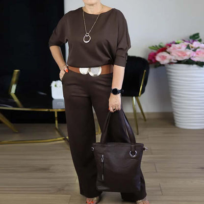 ✨Elegant Longline Cardigan & Top & Pants 3-Piece Set