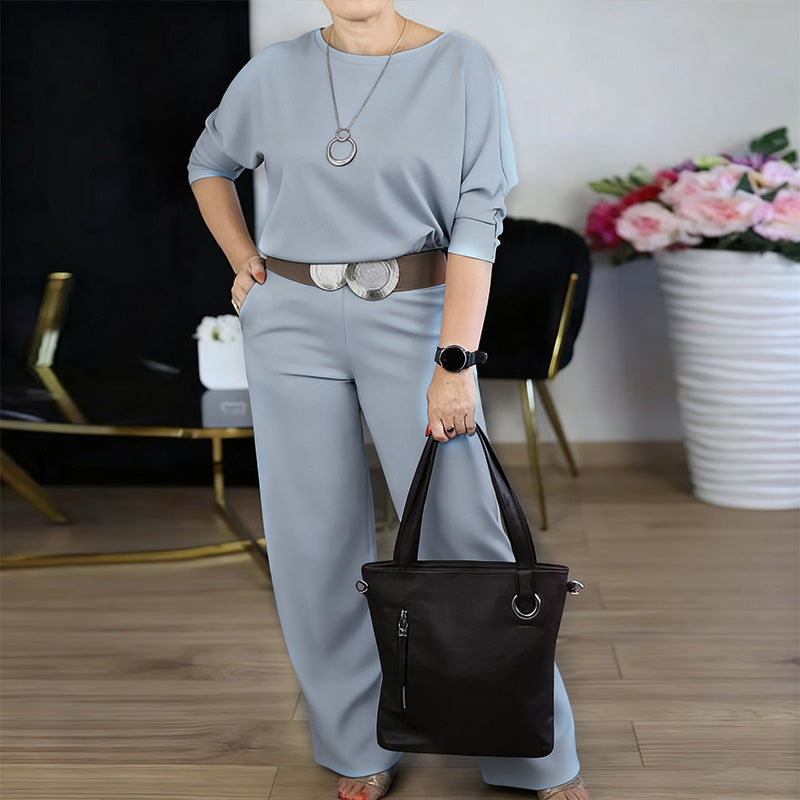 ✨Elegant Longline Cardigan & Top & Pants 3-Piece Set