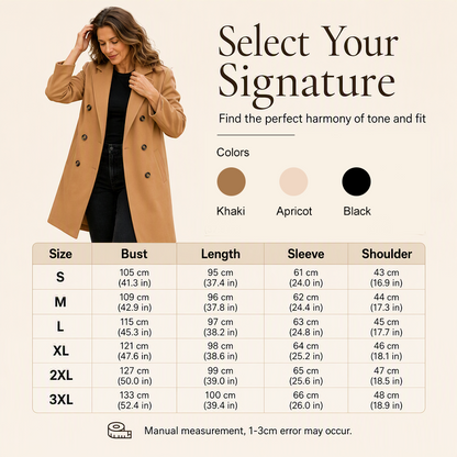 ✨Women's Double-Breasted Wool Coat