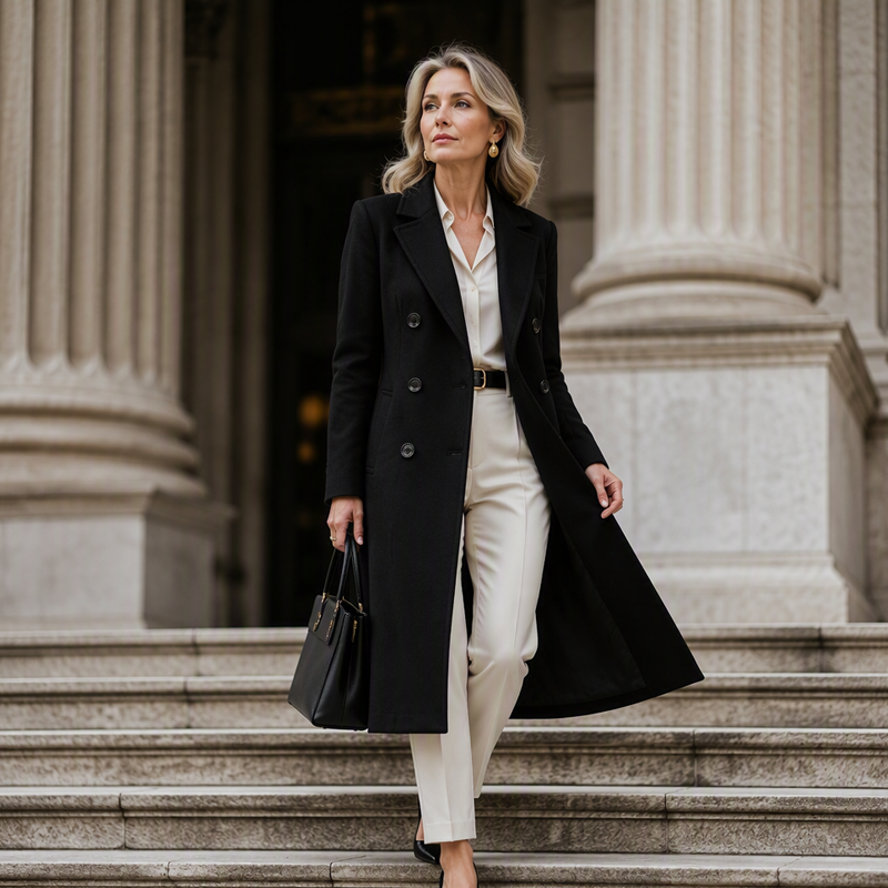 ✨Women's Double-Breasted Wool Coat