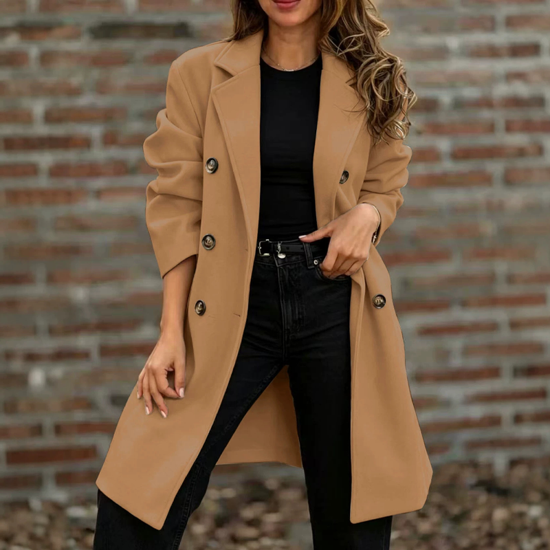 ✨Women's Double-Breasted Wool Coat