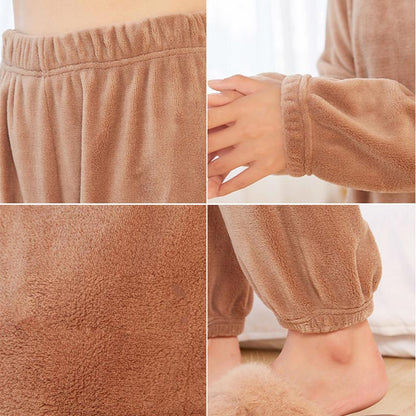 🔥Women’s Loose Warm Coral Plush Pajamas Set