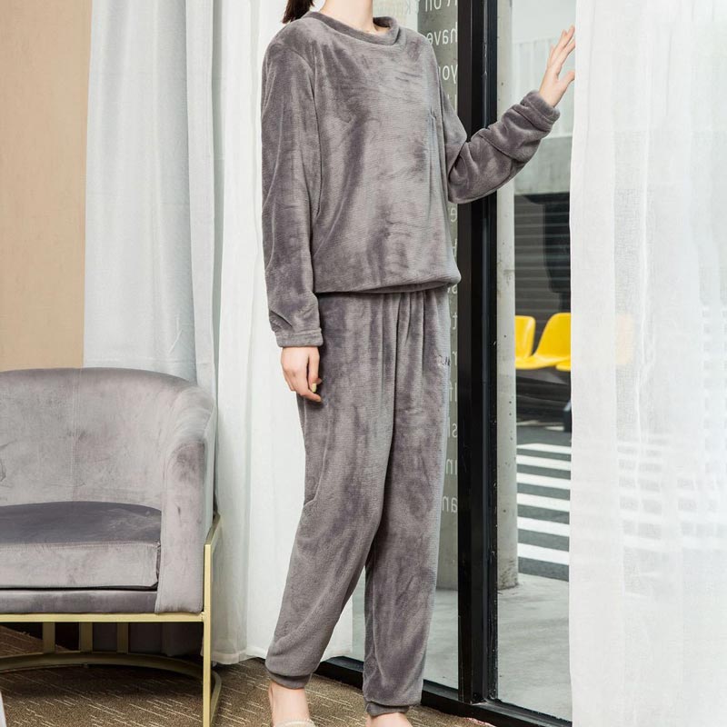 🔥Women’s Loose Warm Coral Plush Pajamas Set