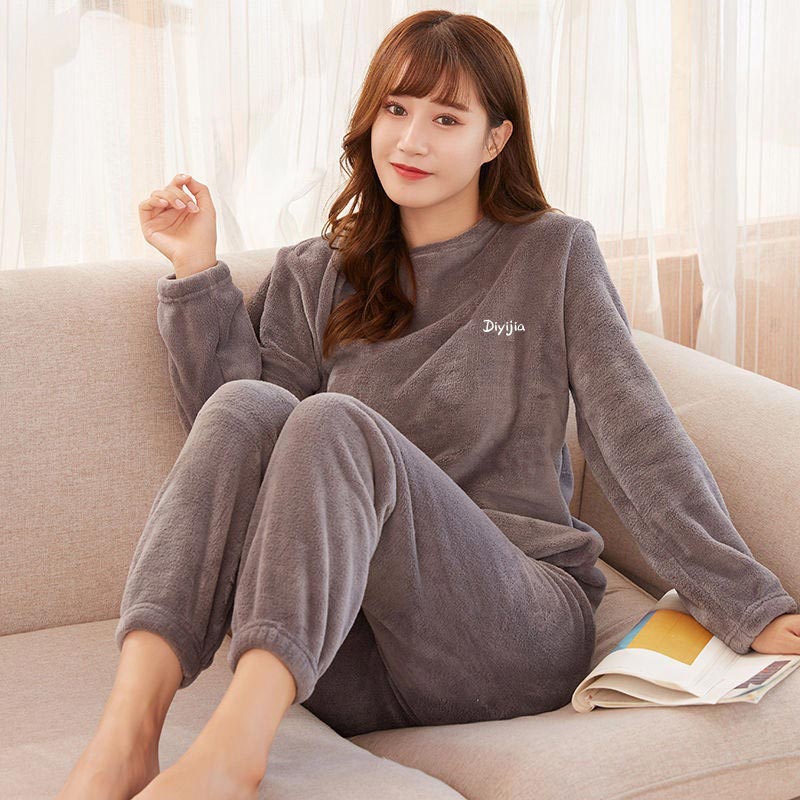 🔥Women’s Loose Warm Coral Plush Pajamas Set