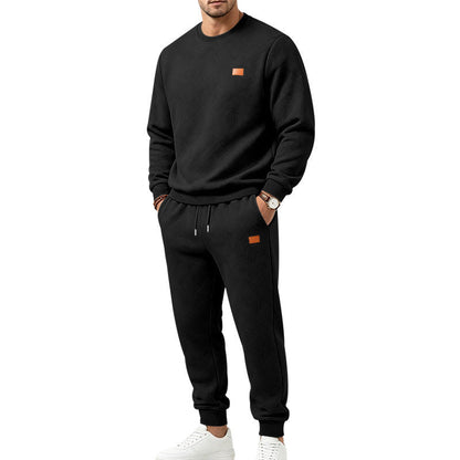 ✨Men's Casual Textured Jacquard Sports Set