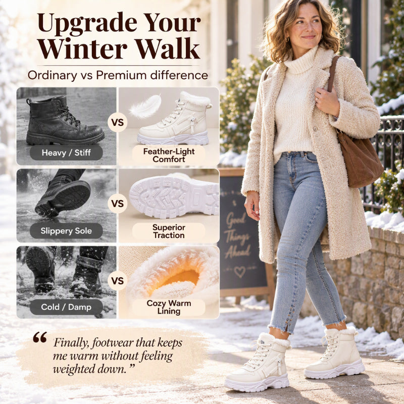 🍂Women's Winter Warm Plush-Lined Ankle Boots