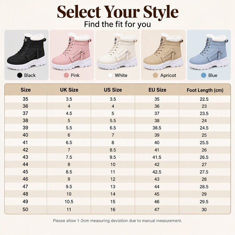 🍂Women's Winter Warm Plush-Lined Ankle Boots