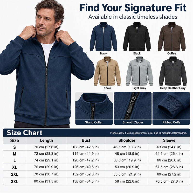 🧥Men's Casual Stand Collar Jacket