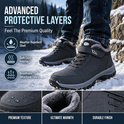 🔥Men's Winter Plush-Lined Snow Boots❄️Warm, Cosy & Ready for Winter!