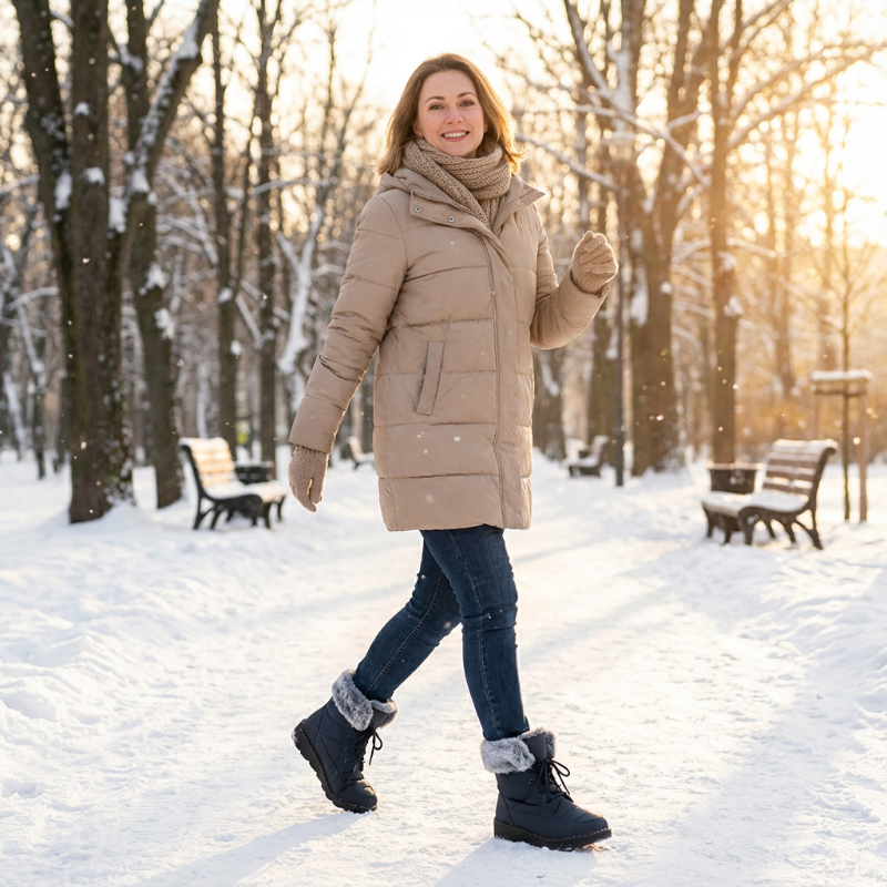 💖Comfortable, warm boots with a non-slip sole