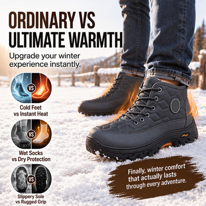 🔥Men's Warm Plush-Lined Snow Boots