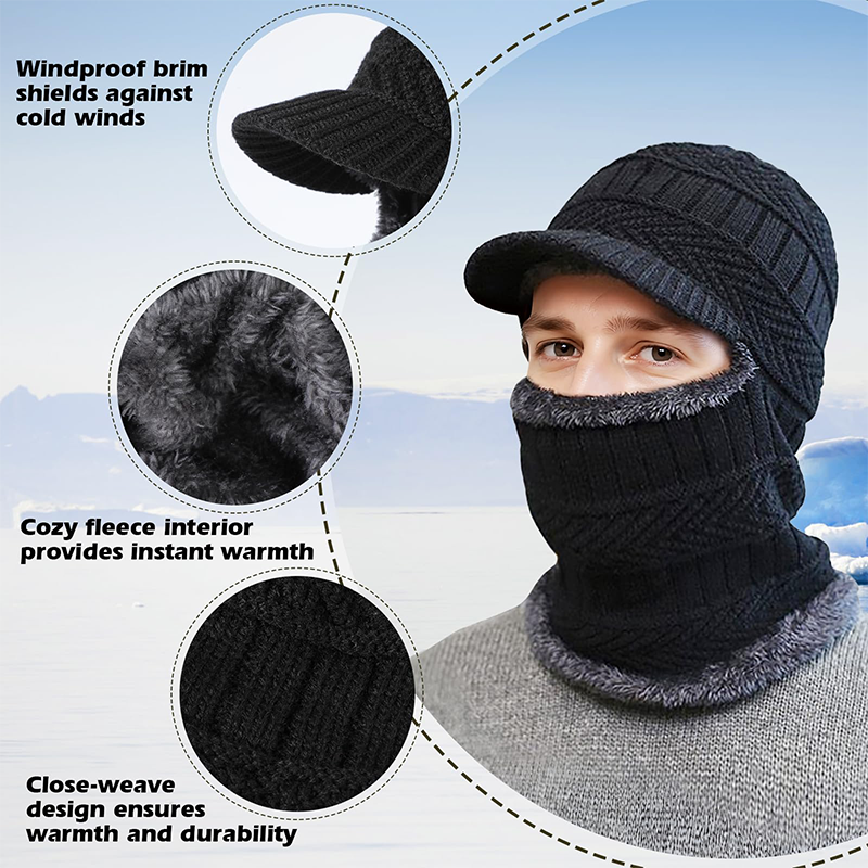 🔥3-in-1 Winter Balaclava, Insulated Hood with Protective Goggles
