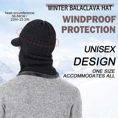 🔥3-in-1 Winter Balaclava, Insulated Hood with Protective Goggles