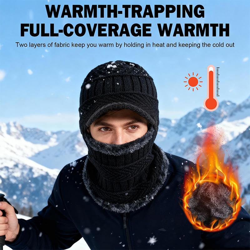 🔥3-in-1 Winter Balaclava, Insulated Hood with Protective Goggles
