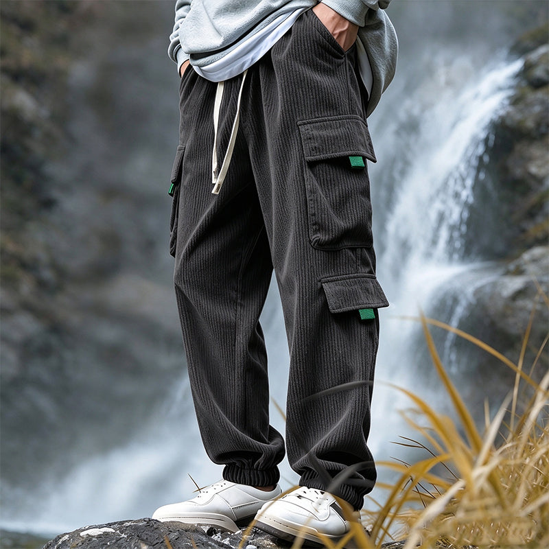 🍂Men's Casual Corduroy Pants with Cargo Pockets