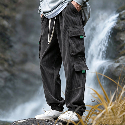 🍂Men's Casual Corduroy Pants with Cargo Pockets